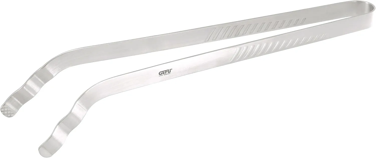 Gefu 21540 BBQ Tongs, Silver