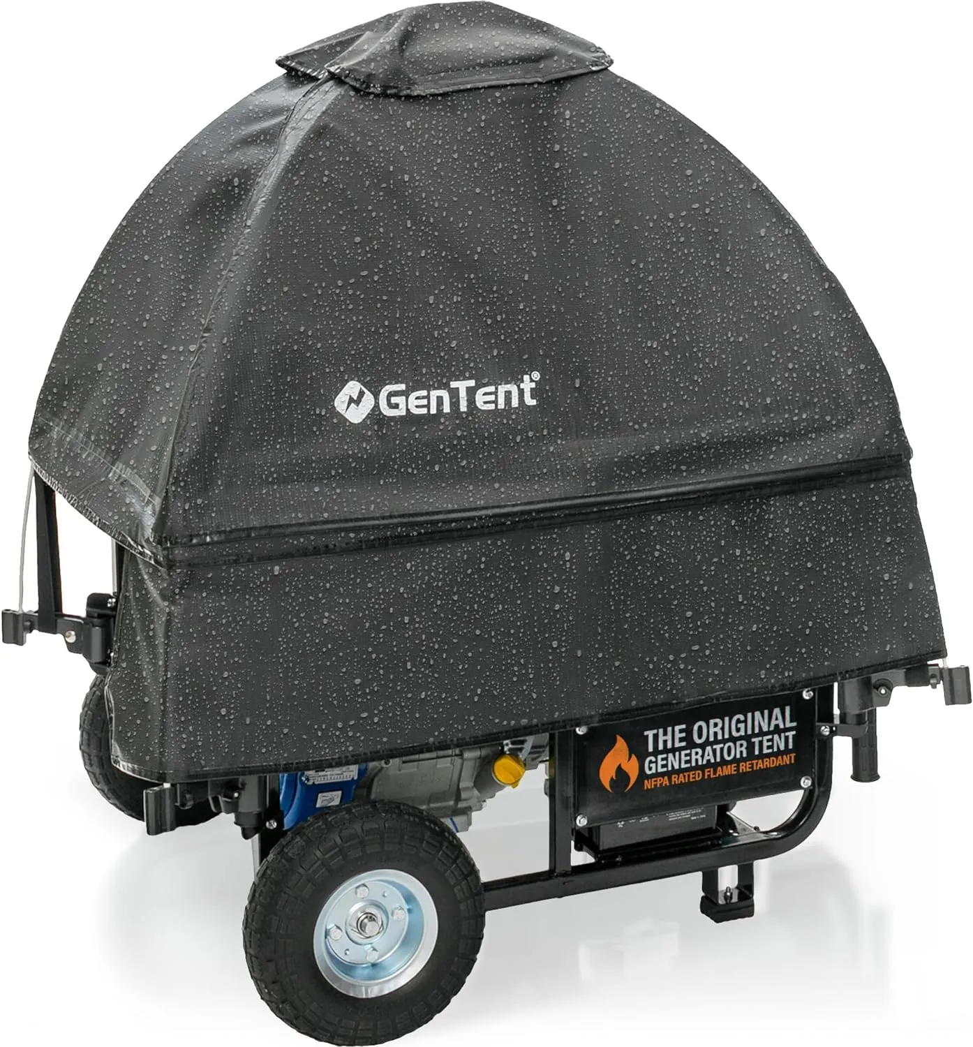 GenTent Generator Running Cover - Universal Kit (Standard, Black) - for Open Frame Generators