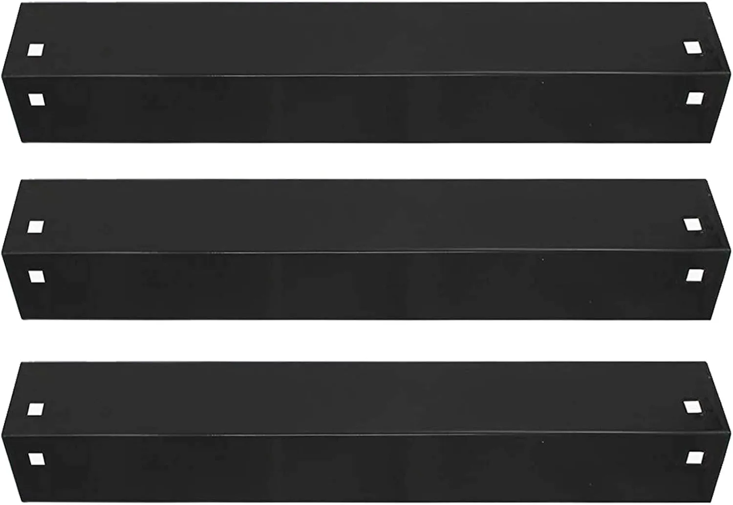 GGC Heat Plate Replacement for Char Griller 3001, 3008, 3030, 4000, 5050, 5252, 5650,5072 and King Griller 3008, 5252, 3 PCS Porcelain Steel Chargriller Replacement Parts (18-15/16” x 3-7/8”)