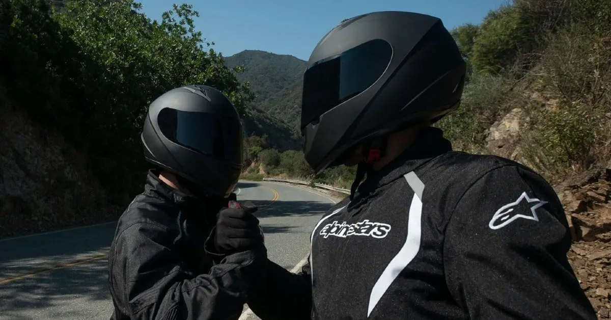 GLX GX11 Compact Motorcycle Helmet - Matte Black, X-Large - Full Face w/ Tinted Visor, DOT Approved