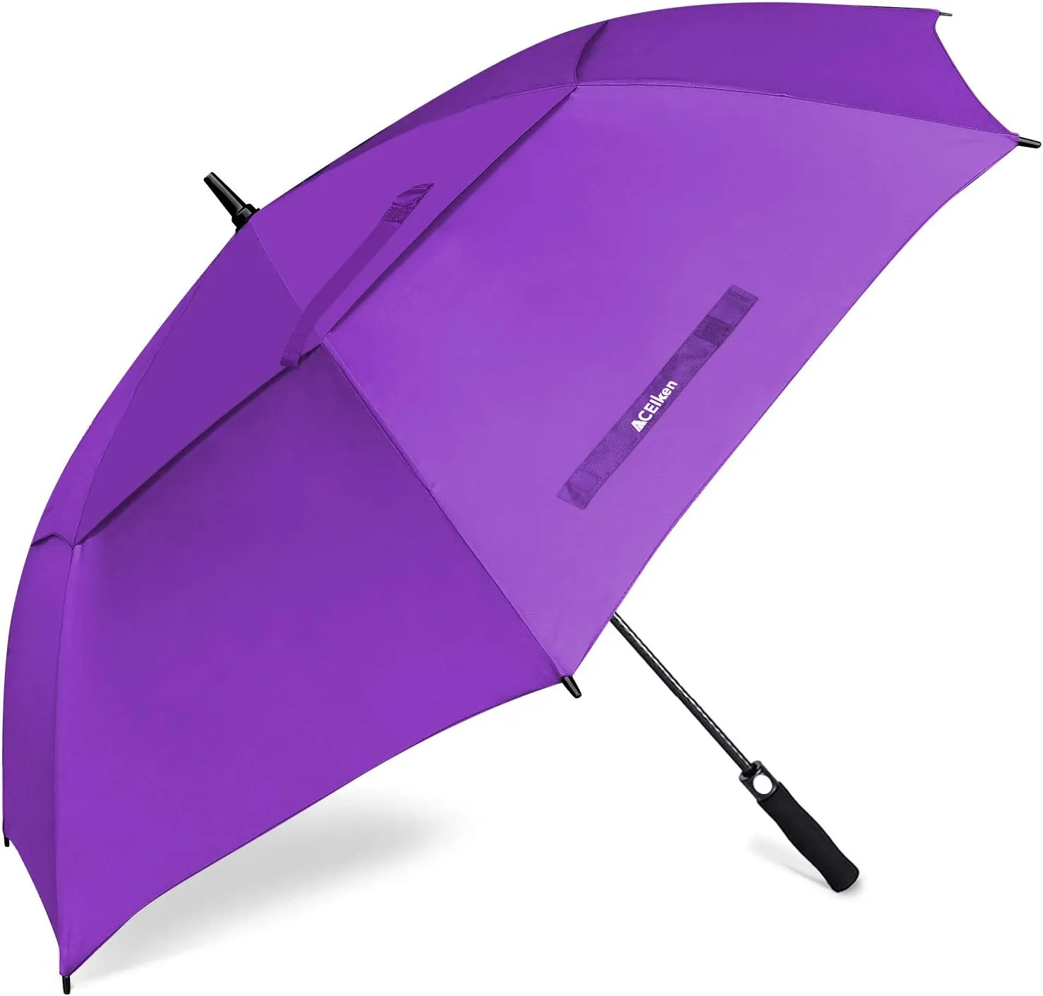 Golf Umbrella Large 58/62/68 Inch Automatic Open Golf Umbrella Extra Large Oversize Double Canopy Vented Umbrella Windproof Waterproof for Men and Women