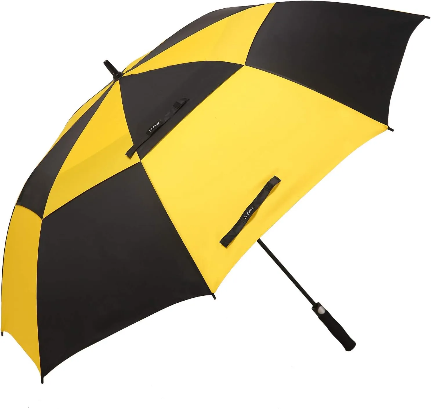 golf umbrella large oversize 68 inches air vent double canopy windproof automatic straight rain umbrellas for men and women