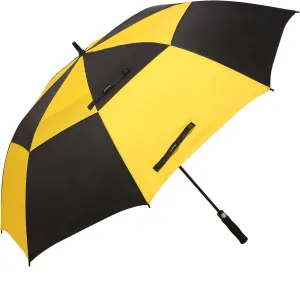 golf umbrella large oversize 68 inches air vent double canopy windproof automatic straight rain umbrellas for men and women