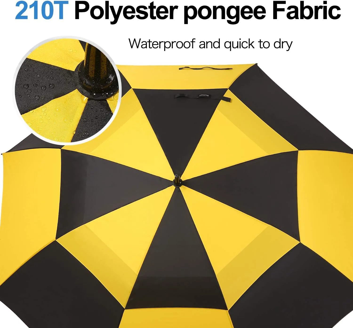 golf umbrella large oversize 68 inches air vent double canopy windproof automatic straight rain umbrellas for men and women