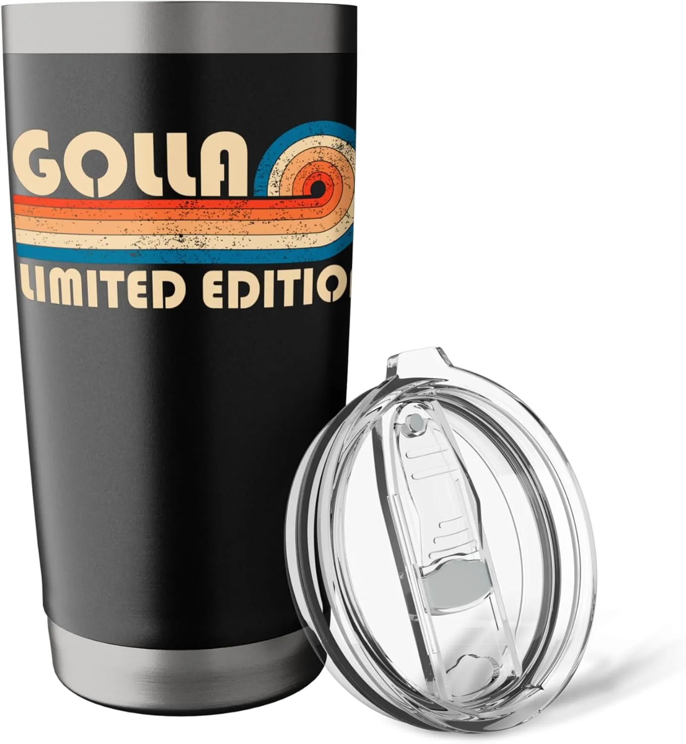GOLLA Surname Retro Vintage 80s 90s Birthday Reunion Stainless Steel Insulated Tumbler