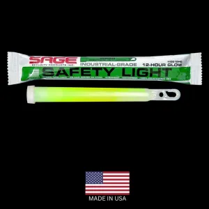 Green 6" Emergency Safety Glow Sticks -100 Pack