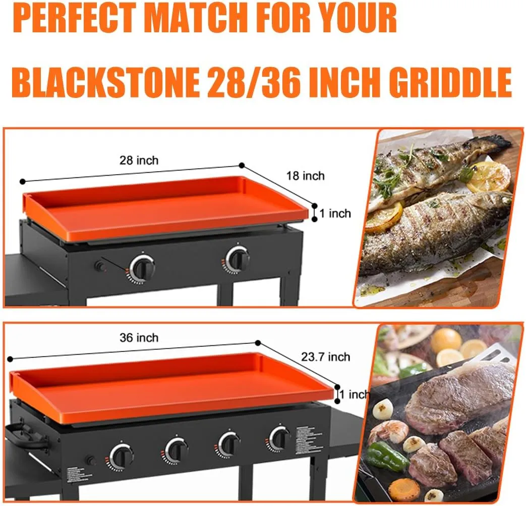 Griddle Cover for Blackstone 36" Inch Griddle,Silicone Griddle Cover for Blackstone,Blackstone Griddle Accessories,Heavy Duty Food Grade Silicone Grill Cover, All-season Grill Protective