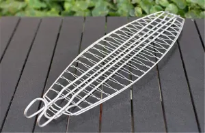 Grill Basket,BBQ Grill Rack, Barbecue mesh Clip,Hook Grilled Fish Clip Grilled Fish Hook Hanging Type Clip Grilled Fish Clip