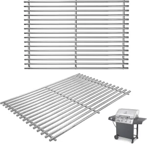 Grill Grates for Charmglow Replacement Parts 810-7450-S, Brinkmann 810-2310-0,Nexgrill 720-0057-3b Grill Parts,Stainless Steel Grill Grids for Broil-Mate, Perfect Glo &Turbo 3-Burner Grill,2PCS