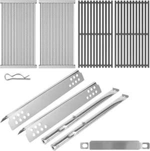 Grill Replacement Kit for Charbroil TRU-Infrared 463642316 463644220 463245518 463246118 463632320 463632520 Gas Grill, Emitter Plates & Cooking Grates Kit for G362-2100-W1 G369-0030-W1
