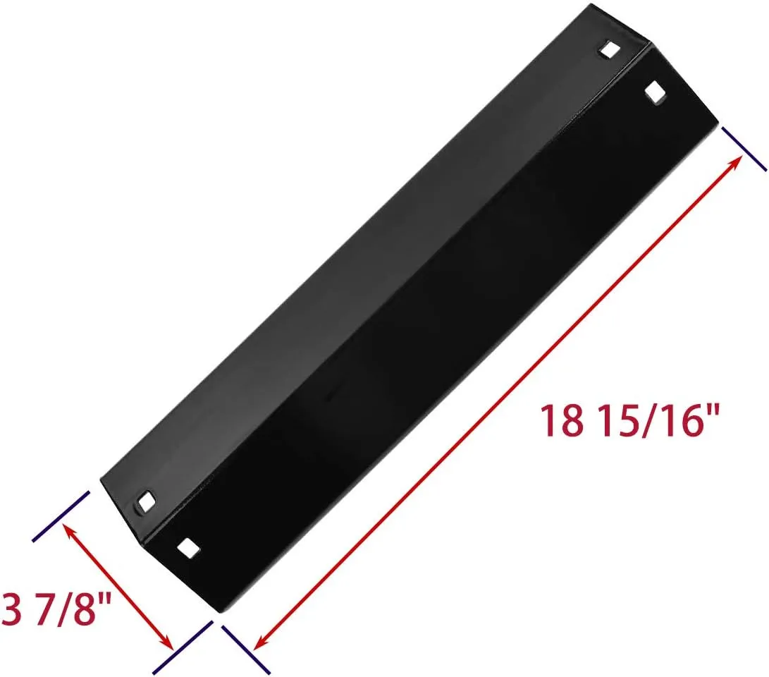 Grill Replacement Parts for Char Griller Chargriller 5050 5650 3001 Grills, Porcelain Steel Heat Plate, Heat Shield, Flame Shield, Burner Cover, Flavor Bars Replacement for Chargriller, King Griller