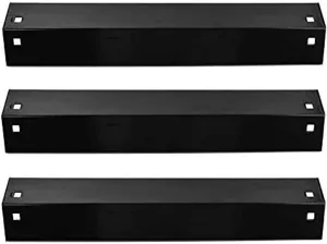Grill Replacement Parts for Char Griller Chargriller 5050 5650 3001 Grills, Porcelain Steel Heat Plate, Heat Shield, Flame Shield, Burner Cover, Flavor Bars Replacement for Chargriller, King Griller