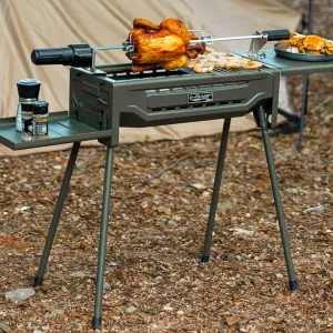 Grills Outdoor Cooking Charcoal, Kabob Grill Portable BBQ Large Camping Grill for Picnic, Patio and Backyard Barbecue
