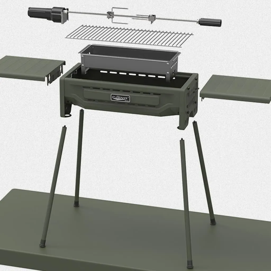 Grills Outdoor Cooking Charcoal, Kabob Grill Portable BBQ Large Camping Grill for Picnic, Patio and Backyard Barbecue