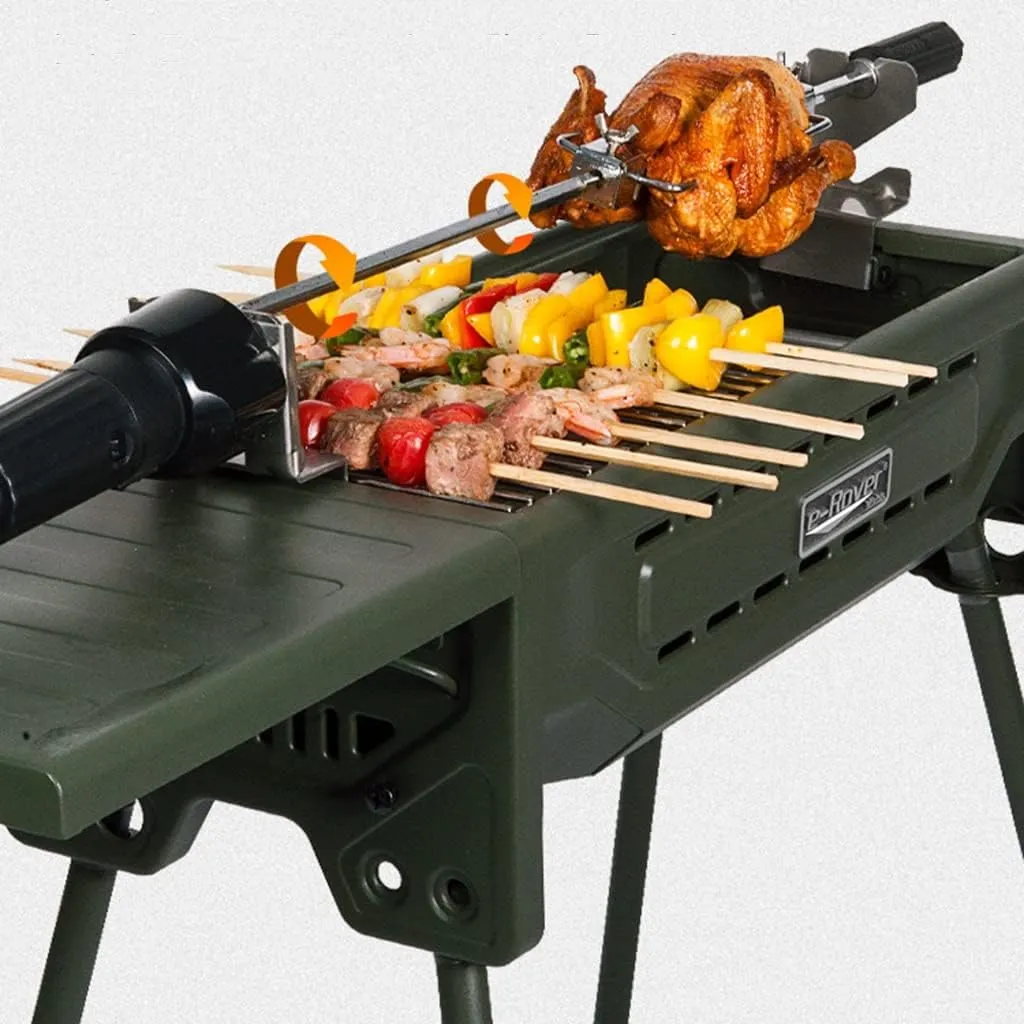 Grills Outdoor Cooking Charcoal, Kabob Grill Portable BBQ Large Camping Grill for Picnic, Patio and Backyard Barbecue