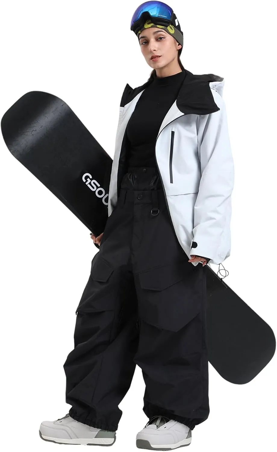 GSOU SNOW Men's Ski Jacket Women Waterproof Snowboard Coat Winter Snow Insulated Windproof Jacket