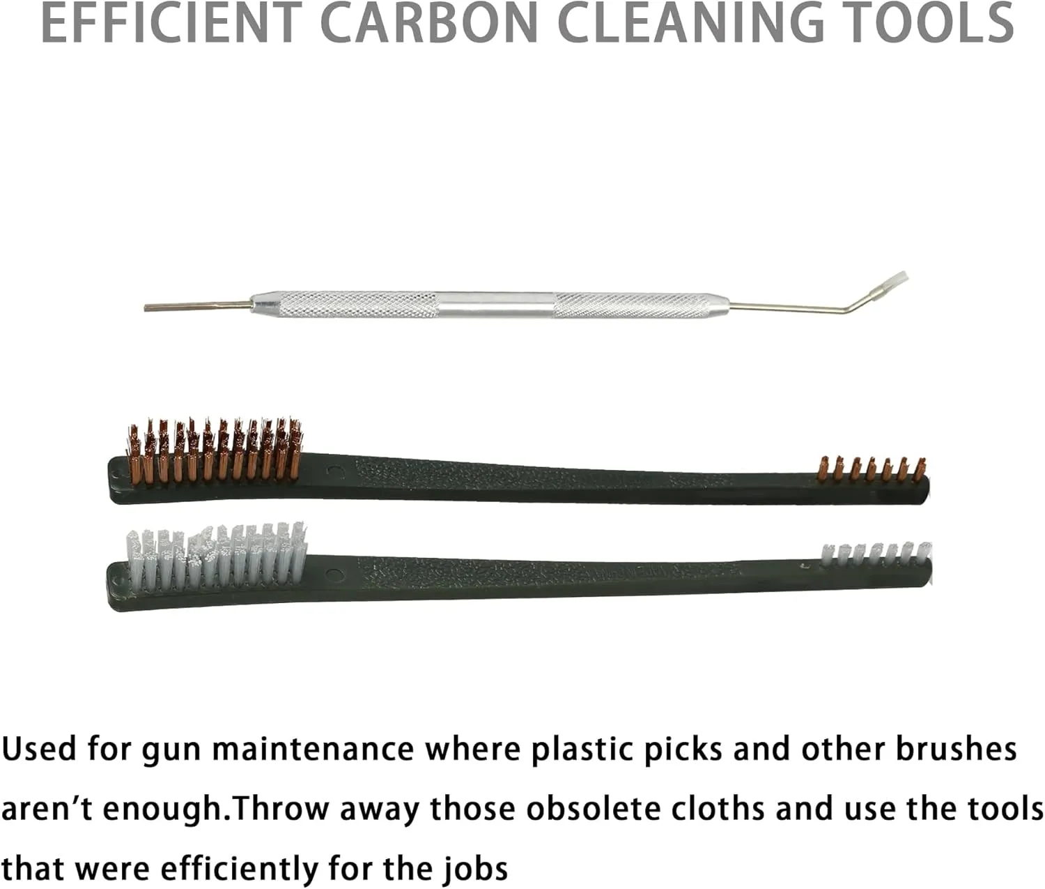 Gun Cleaning Kit Universal Supplies for Rifle Pistol Shotgun with Portable Carrying Case for 12Ga 20Ga .22 5.56mm .223 Chamber .243/6MM .270/284 .30/308 357/38 9MM .40 .45