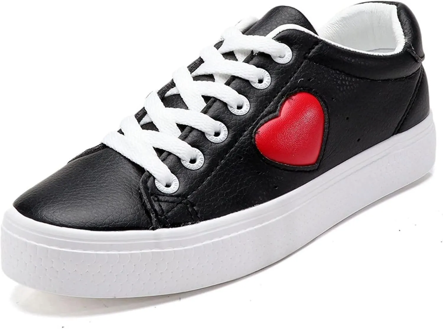 GUOANFG Outdoor Heart-Shaped Couple Shoes Men Women Walking Shoes Waterproof Trekking Hiking Trainers Sports Non Slip,Black-36 EU