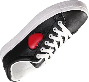 GUOANFG Unisex Heart-Shaped Couple Shoes - Lightweight Hiking Shoes, Breathable, Lace Up Trainers - for Trekking, Gym Running,Black-42 EU