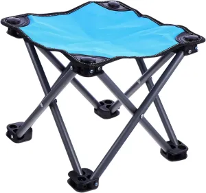 HANABASS 1pc Outdoor Folding Chair Breathable - Design Portable Camping Stool for Fishing BBQ Beach Compact Easy to Carry