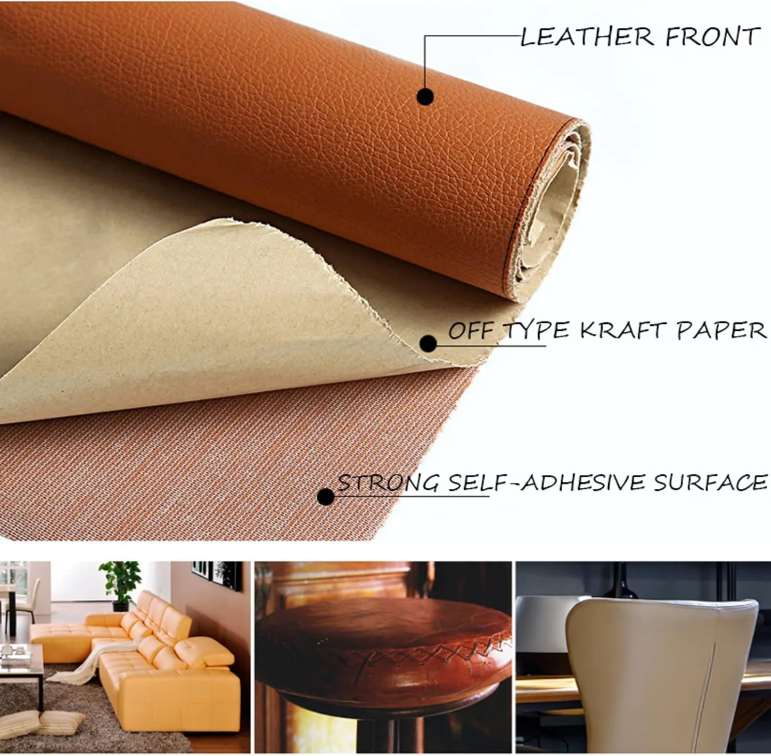 Handbags, Jackets,First Aid Patch，Self Adhesive Tape Patch Kit, Sofa Car Seat Furniture Jacket Shoes Fabric Repair Torn,Black,40cmx200xm/15.7inx78.7in