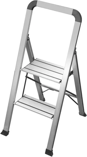 Handrail heightened Climbing Ladder Lightweight Aluminum Alloy Folding Herringbone Ladder with Non-Slip Foot Cover, 2-Step ladder/3-step ladder/4-step Ladder (Size : 2 Step Ladder)