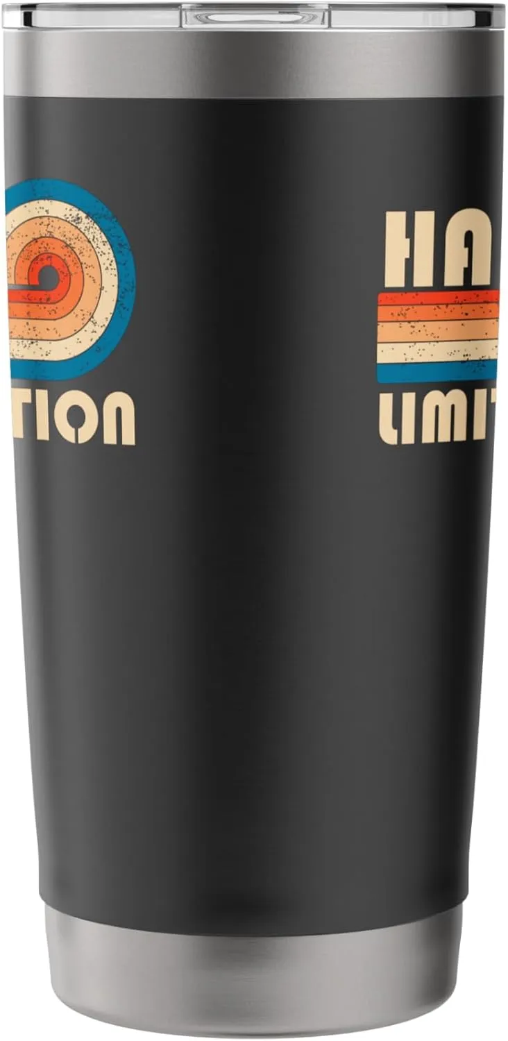 HAUCK Surname Retro Vintage 80s 90s Birthday Reunion Stainless Steel Insulated Tumbler