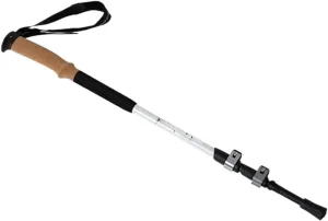 Hiking Trekking Poles Portable Outdoor Trekking Poles Telescopic Walking Stick Ultralight Aluminum for Hiking Hiking Sticks for Trekking(White)
