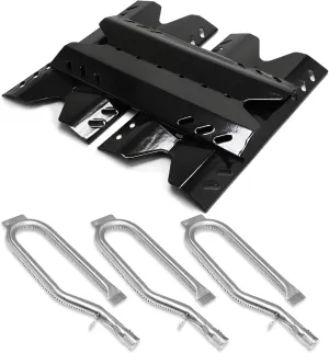 Hiorucet Grill Replacement Parts for Members Mark BQ05046-6, BBQ Pro BQ05041-28, BQ51009, Sam's Club BQ05046-6, BQ05046-6A, BQ06042-1, Outdoor Gourmet BQ05046-6A BQ06043-1 Gas Grill, Burner Heat Plate