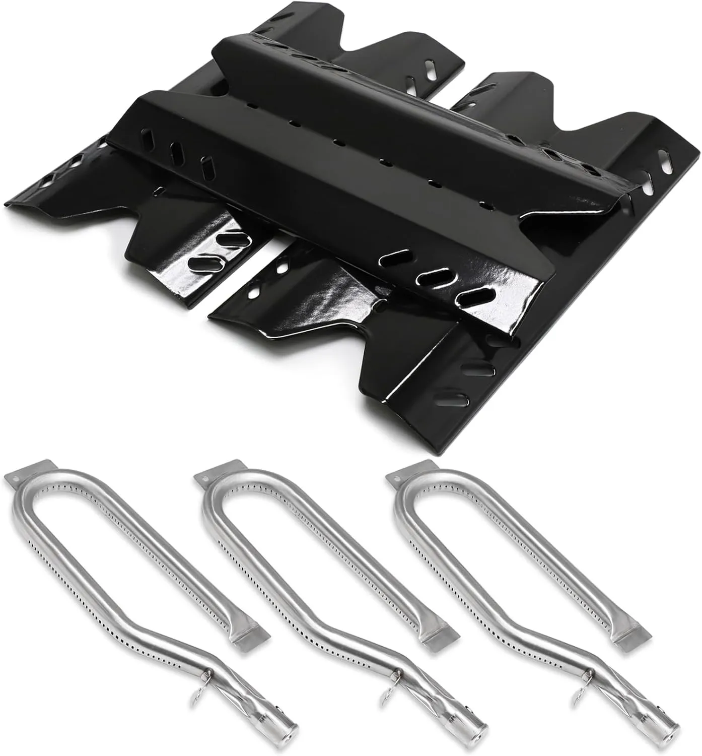 Hiorucet Grill Replacement Parts for Members Mark BQ05046-6, BBQ Pro BQ05041-28, BQ51009, Sam's Club BQ05046-6, BQ05046-6A, BQ06042-1, Outdoor Gourmet BQ05046-6A BQ06043-1 Gas Grill, Burner Heat Plate