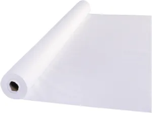 Hoffmaster 260047 Linen-Like Tablecover Roll, 100' Length x 40" Width, White