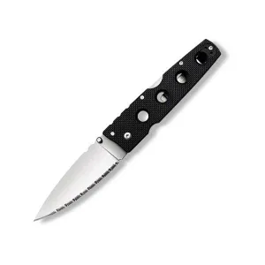 Hold Out II, Black G10, Serrated w-Clip