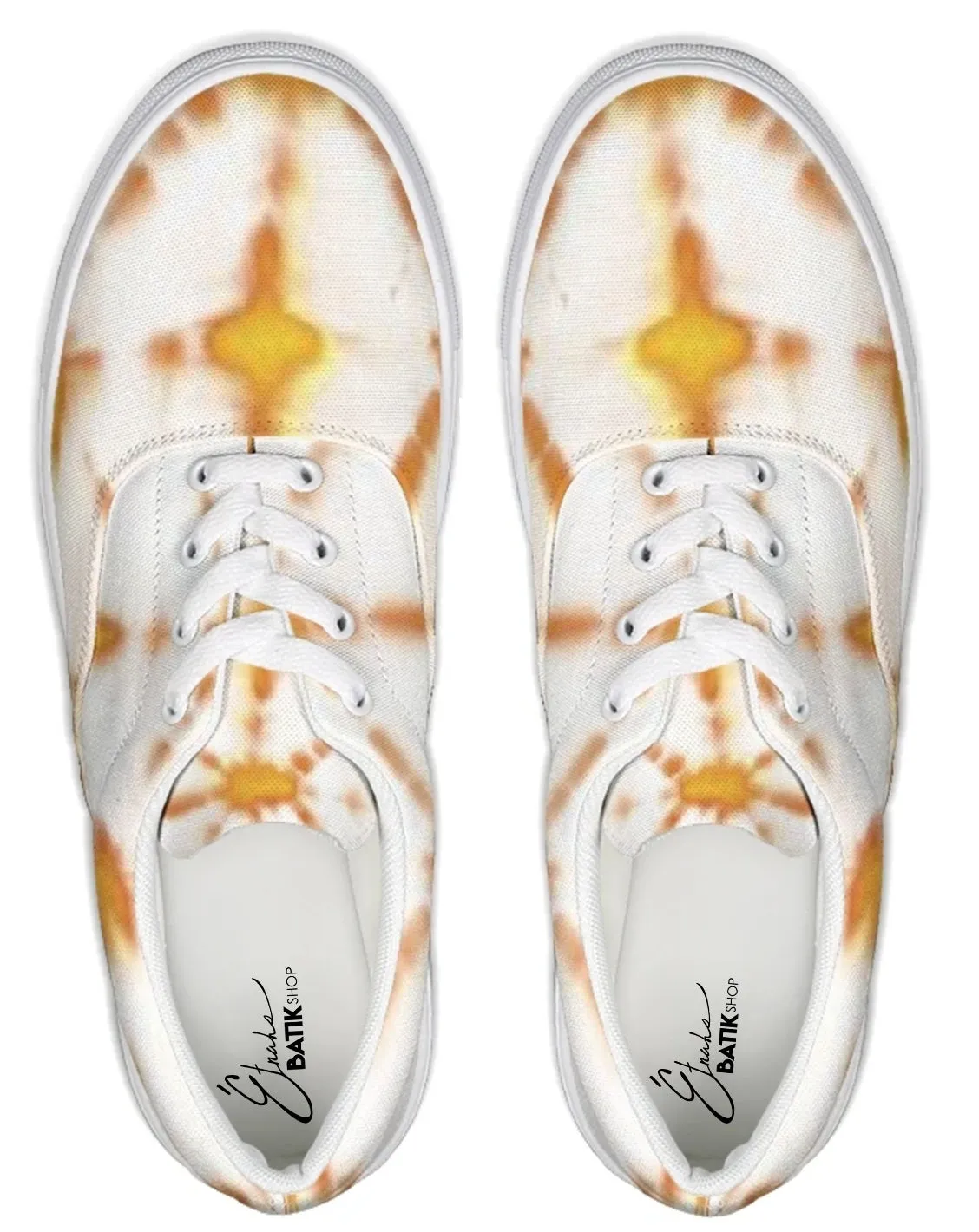 Honey Yellow Lace Up Canvas Shoe