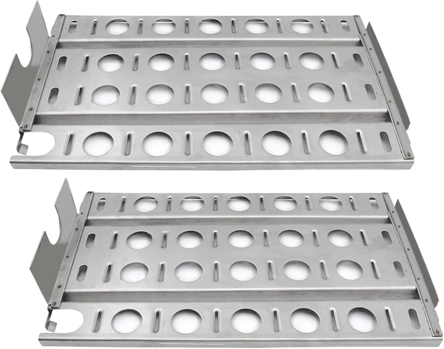 Hongso Stainless Steel BBQ Gas Grill Heat Plate Shield for Lynx L27 Model (16 7/8" x 9 1/2"), SPB571-2