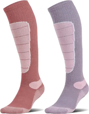 Hylaea Merino Wool Ski Socks, Cold Weather Socks for Snowboarding, Snow, Winter, Thermal Knee-high Warm Socks, Hunting