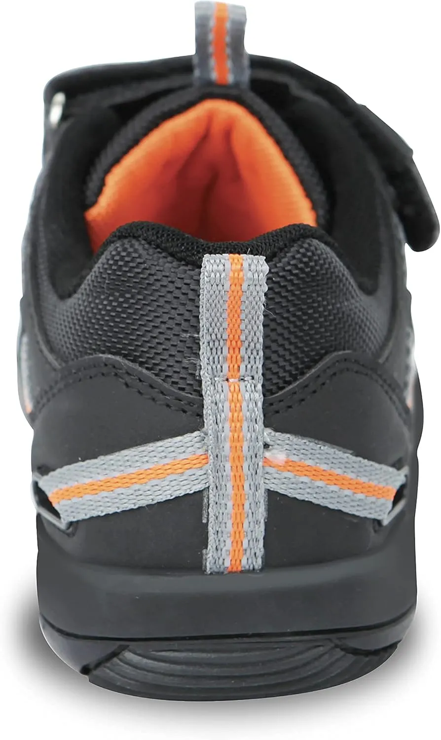 i78 Low Top Kids Boys Sports Hiking Shoes Breathable Synthetic Leather Sneakers Non-Slip Lightweight for Outdoor Running Trekking Trail Walking