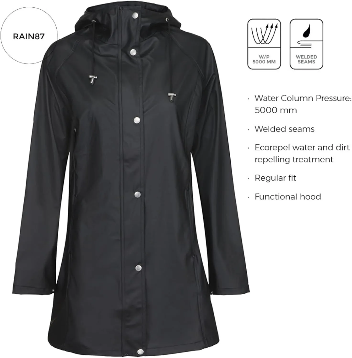 Ilse Jacobsen HORNBAEK Women's Rain 87 Raincoat
