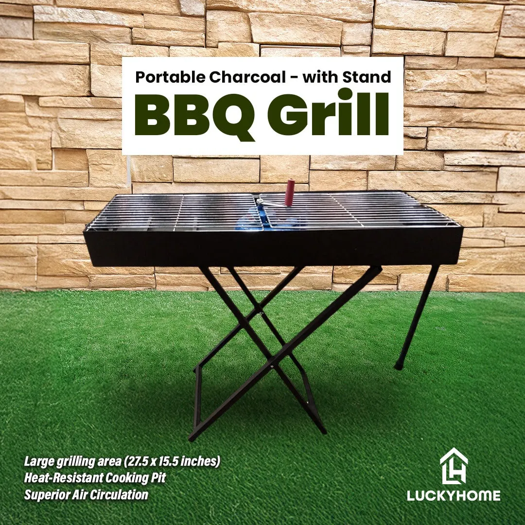 Imported Portable Charcoal BBQ Grill with Stand