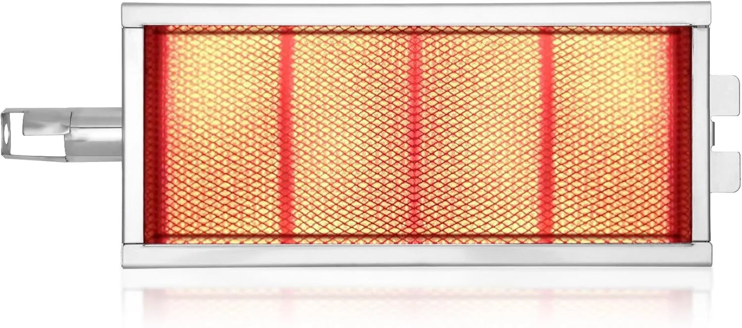 Infrared Searing Grill Burner 20505 Replacement Parts for Bull Angus, Brahma, or Premium 7 Burner Grill, Sear Burner for Bull Grills, Stainless Steel 304, 18000 BTU