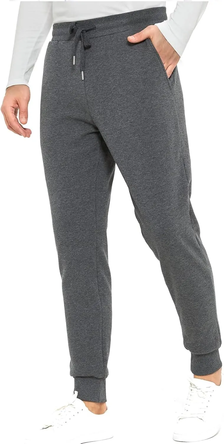 Inno Men's 30" 32" 34" 36" 38" Sherpa Fleece Lined Jogger Pants Warm Sweatpants Thermal Winter Athletic Lounge Short Tall