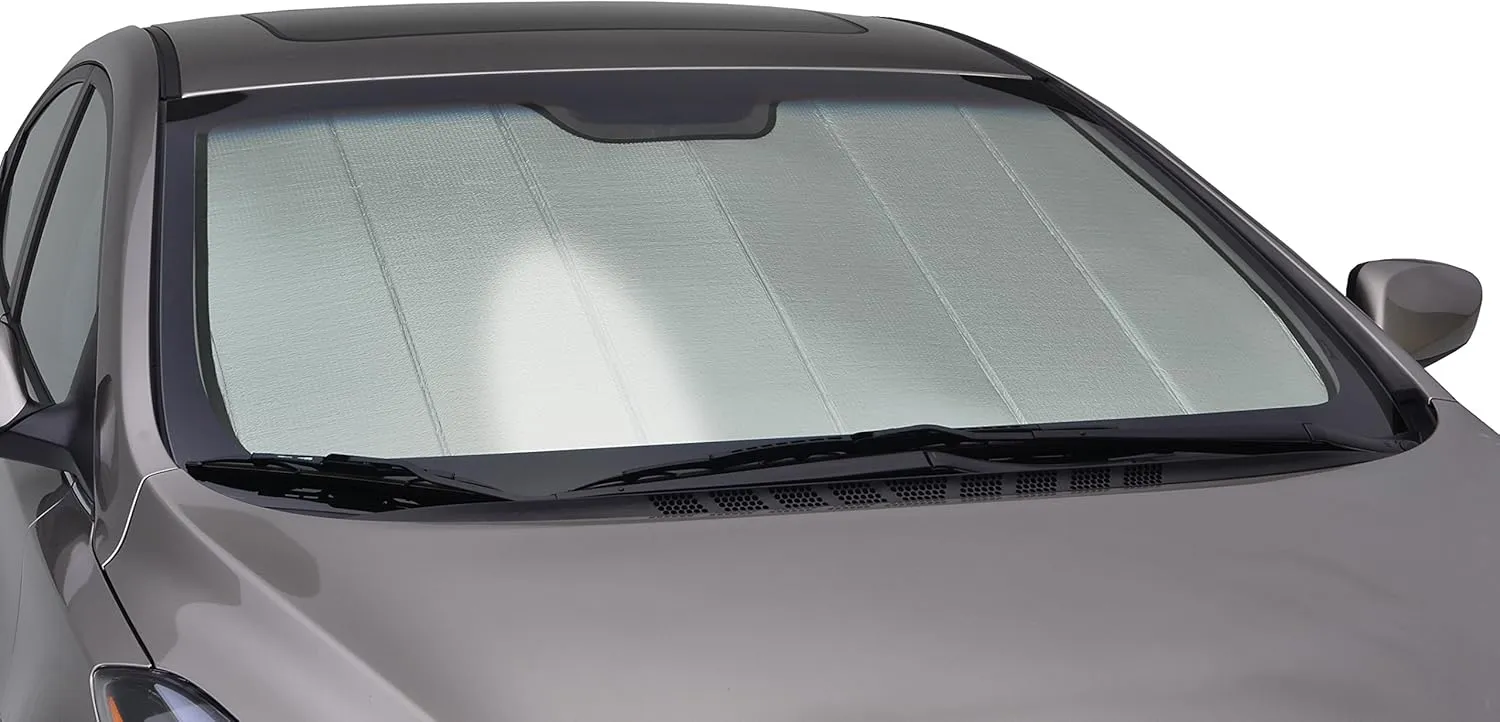 Intro-Tech CH-917-P Silver Custom Fit Premium Folding Windshield Sunshade for Select Chevrolet Camaro Models