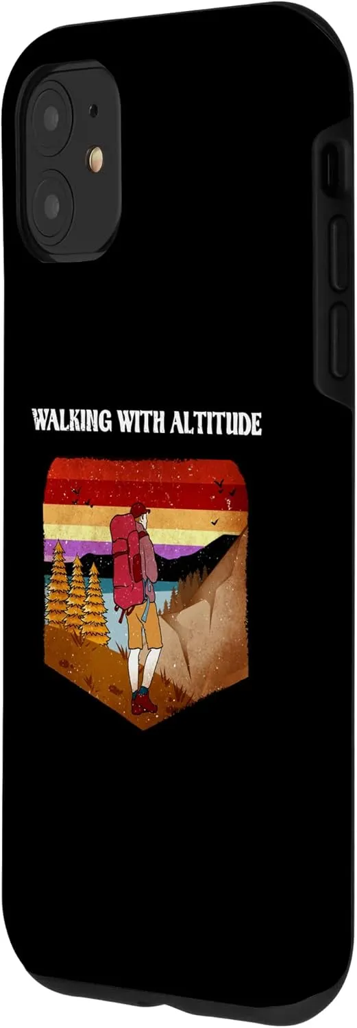 iPhone 11 Walking with Altitude Camping Mountain Camper Summit Hiking Case