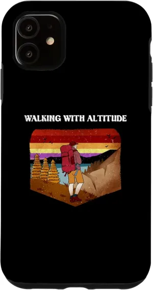 iPhone 11 Walking with Altitude Camping Mountain Camper Summit Hiking Case