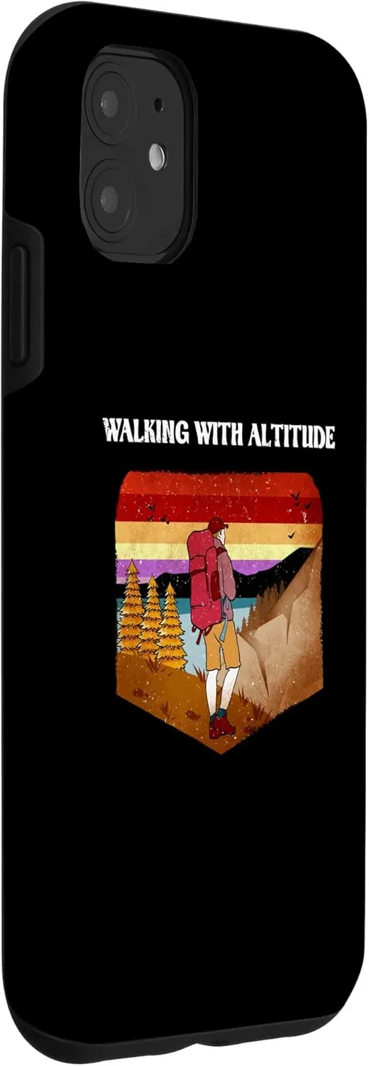 iPhone 11 Walking with Altitude Camping Mountain Camper Summit Hiking Case