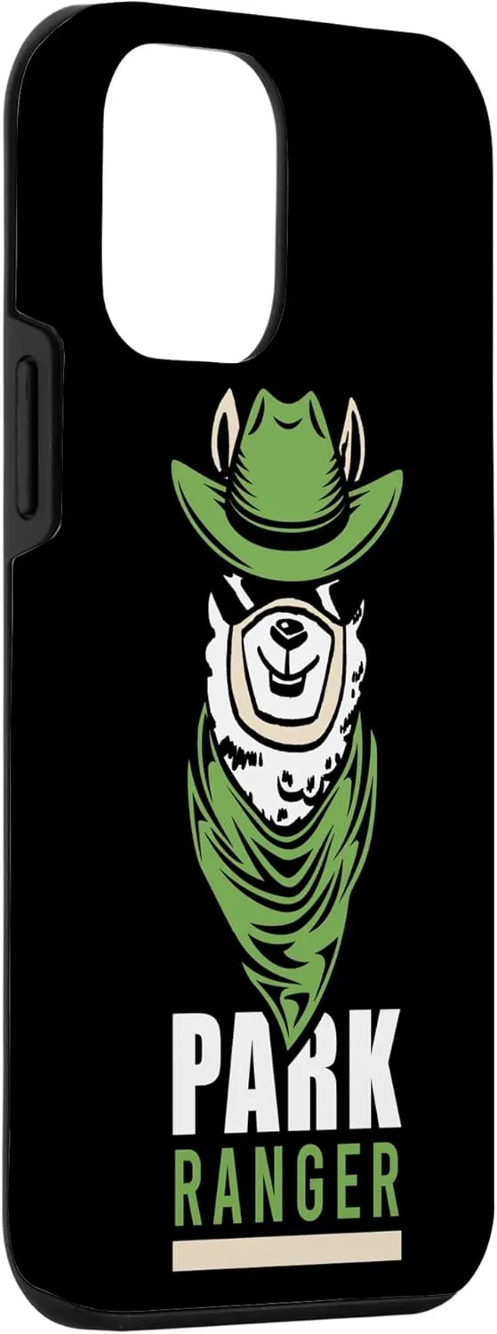 iPhone 12 mini Park Forest Ranger Llama Forester Nature Camping Trekking Case