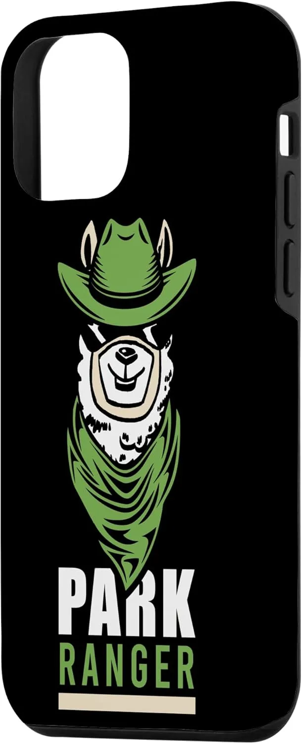iPhone 12 mini Park Forest Ranger Llama Forester Nature Camping Trekking Case