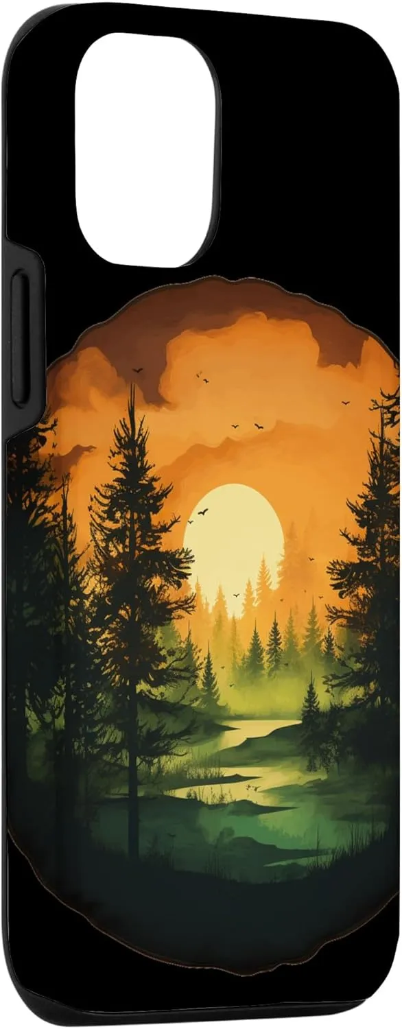 iPhone 13 Wildlife Trees Outdoors Nature Forest Sunset Trekking Hiking Case