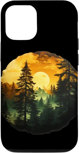 iPhone 13 Wildlife Trees Outdoors Nature Forest Sunset Trekking Hiking Case