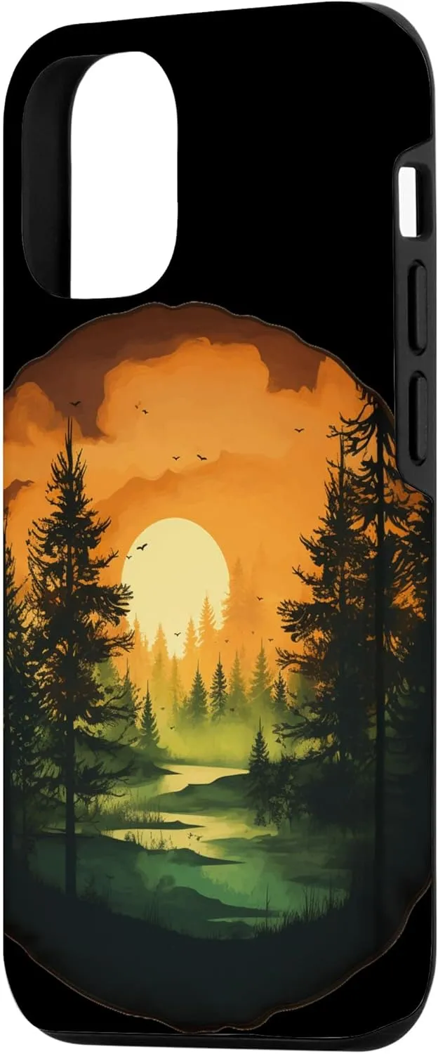 iPhone 13 Wildlife Trees Outdoors Nature Forest Sunset Trekking Hiking Case