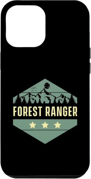 iPhone 14 Plus Forest Ranger Forester Mountains Nature Trees Deer Trekking Case